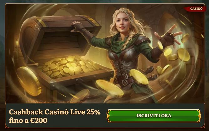 Richiedi cashback live venticinque percento fino duecento euro