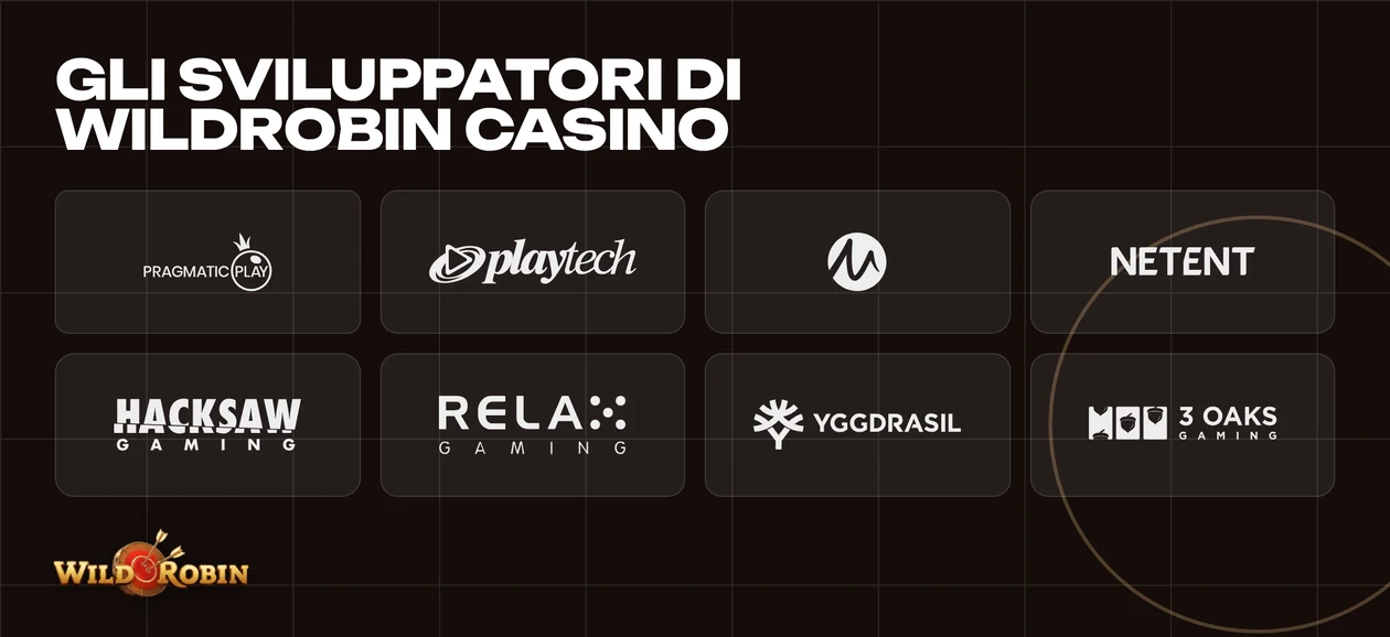 Scopri i provider di giochi